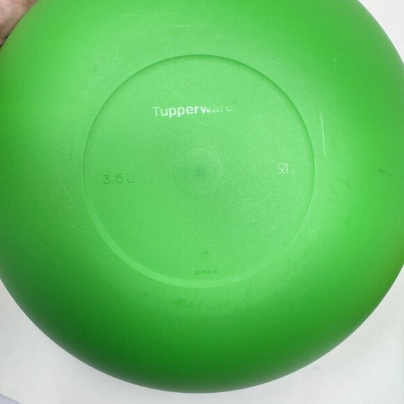 Tupperware Radiance Serving Bowls Container Set 3 Green MARGARITA VERDE PINO - Picture 8 of 15